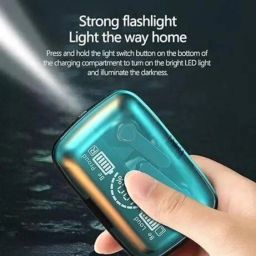 Earbuds M19 PRO with Power Bank Upto 48Hrs Playback Bluetooth Headset F25 Bluetooth Headset-image-37