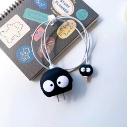 WEI INTERNATIONAL Compatible for iPhone Charger Case Cover for 18-20W Full Protection FUNNY Cable Protector-image-9