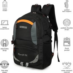 simna.1381 orange spacy comfortable 5th to 10th class casual Waterproof School Bag-image-50