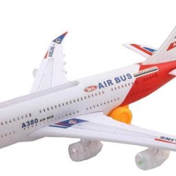 Musical AeroPlane Airbus Bump & Go Action Toy with Sound & Light-195-image-70