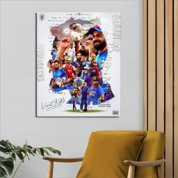 Big Fan Virat Kohli Adhesive Poster Vinyl-image-9