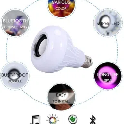 spark world smart bulb With Bluetooth Remote Colour Chang Smart Bulb image 2