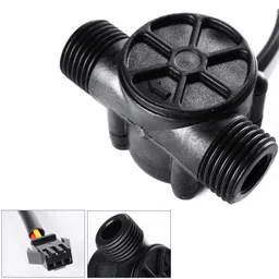 YF-S201 Water Flow Measurement Sensor with 1-30Liter/min Flow Rate – Black image 2