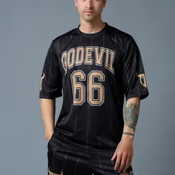 GO DEVIL Printed T-Shirt With Regular Trouser-32