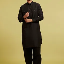 Diwas by Manyavar Men Regular Kurta with Patiala-picture-30