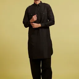 Diwas by Manyavar Men Regular Kurta with Patiala-image-63