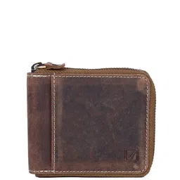 Style Shoes Unisex Leather Zip Around Wallet-45