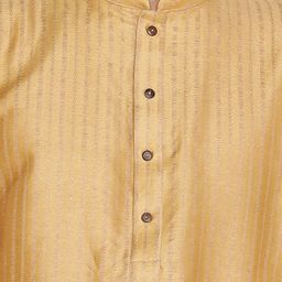 ZOIS Men Striped Regular Kurta with Churidar image 2