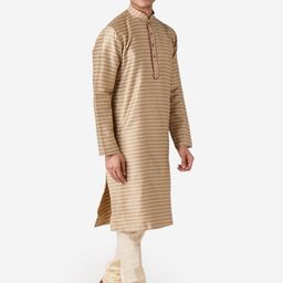 ZOIS Men Printed Regular Kurta with Churidar image 4