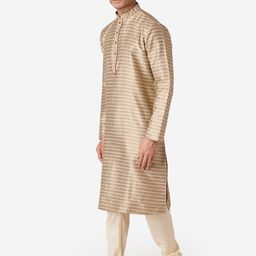 ZOIS Men Printed Regular Kurta with Churidar image 5