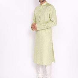 ZOIS Men Regular Kurta with Churidar image 4