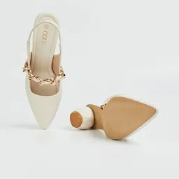CODE by Lifestyle Embellished With Back Strap Heels image 5