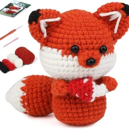 Crochet Kit with Yarn - Beginner-Friendly DIY Set for Crochet and Knitting-4
