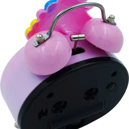dishvy Analog Pink Unicorn Alarm clock with Night Light Clock image 5