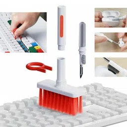enrics 5-in-1 Cleaning Soft Brush Keyboard Earphone Cleaner Tools Kit and KeyCap Puller for Computers, Gaming, Laptops, Mobiles-15