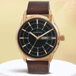 Attivo Rose Gold Analog Watch- For Men O-68610LMGR-image-37