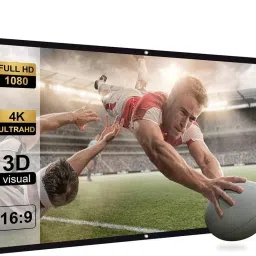 dev lite screens 72 Inch Projector Screen,4K HD 16:9 Portable Video Screen (W) 56x40 In (H) Projector Screen (Width 168 cm x 101 cm Height)-26
