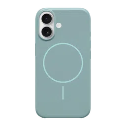 Apple Beats Hard & Soft TPU & Polycarbonate Back Cover for Apple iPhone 16 (MagSafe Compatible, Riptide Blue)-image-87