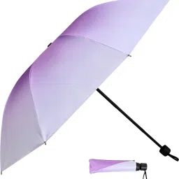 3 Fold Floral Printed Rain Sun & UV Rays Protective Manual Open Umbrella-picture-17