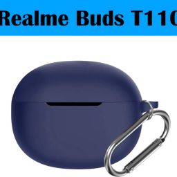DeepZstore Silicone Pull String Earbuds Case For Realme Buds T110, Realme Buds T100-image-12