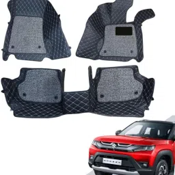 Leatherite 7D Mat For Maruti Suzuki New Brezza-13