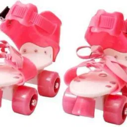 SPORTS New Roller Skating Skate Shoes For Unisex/Kids With Ajustable In-line Skates - Size 12-16 UK (Pink) In-line Skates - Size 5-12 C UK-picture-44