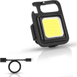 Mobtude Magnet Base COB Keychain light Rechargeable C type Work light LED Spot Light . Led Light-image-87