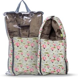 3 in 1 Velvet Cotton New Born Baby Bed Cum Carry Bed Infant Portable Bassinet Carry Bed Crib Bedding-17