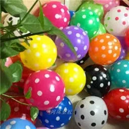 Solid Metallic multi polka dots balloon Birthday party baby shower decorations items Balloon-image-2