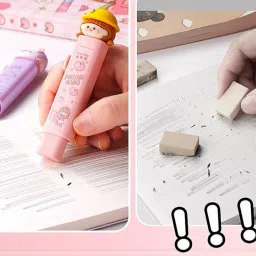 zoniex Pop-Up Mini Puzzle Eraser Pencil Set with Unique & Cute Character Collection Non-Toxic Eraser image 4