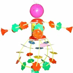m s.toys Electric Musical Merry Go Round Cradle with Baby Rattles and Teether Babies Toy Rattle image 4