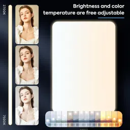 TechBlaze 24" LED Camera Light with 7FT Tripod & Remote Control for Live Streaming Flash image 4