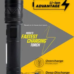 X134 (ZOOMABLE METAL LED TORCH) 3 Modes Flashlight, Super Bright Torch-16