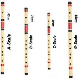 Combo Bansuri Set OF 4 A, B, C, And G Bamboo Flute-9