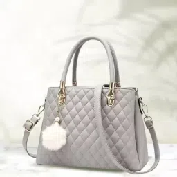 Women Grey Messenger Bag-image-38