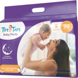 Easy Dry Diaper Pants with 12 hrs absorption New Born Size, UpTo 4kg to 8Kg - S-19