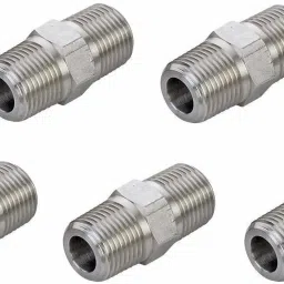 GI 0.5" to 0.5" Male Threaded Set of 5 Hex Nipple / Pipe Quick Connector Faucet Arm-picture-18