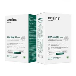 Origins Nutra Set Of 2 DHA Algal Oil With Omega 3 - 28 Softgels Each-28