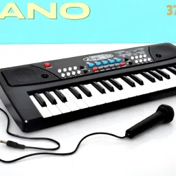 X327 Keys Piano Toy with Microphone, USB Power Cable & Sound Recording Best Birthday Gift for Boys and Girls Musical Instruments Analog Digital Piano-image-16