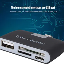 Huayue ® 3.1 Version Type C USB-C TF SD Card Reader OTG Card Reader image 4