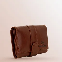 wildauk Women Casual, Formal, Travel, Evening/Party Tan Artificial Leather Wallet-picture-16