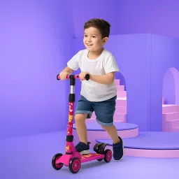 Scooter for Kids 3 Wheeler Foldable Kick Skating Cycle with Rear Brake-image-106