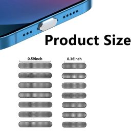brainle Dustproof Net Stickers, Mobile Speaker Cover, Mobile Dust Protector Audio Jack Black Anti-dust Plug image 2