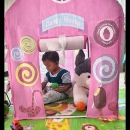 New Tant Big Candy Cake Tent for Kids | Pop-Up Birthday Tent-image-49