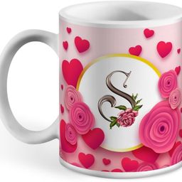 rb point Letter S Name Alphabet Printed Ceramic 325ml Ceramic Coffee Mug-picture-9