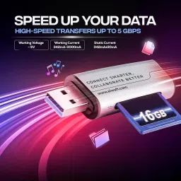 AIWaft Dual Connectivity Card Reader Type C USB 3.0 2-in-1 SD/Micro SD Slots Card Reader image 3