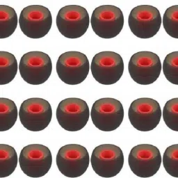 THE DARK NIGHT Qweezer (Pack of 24, Gray, Red) Premium Quality Silicon... In The Ear Headphone Cushion-image-5
