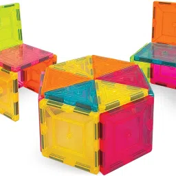 GEL TILES Magplay Classic Solid Color 10 Pcs Magnetic Tiles Starter Pack-4
