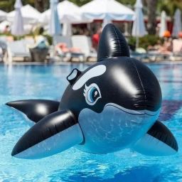 Original (IND *3216) Inflatable Whale Ride On Swimming Pool Float Tube Inflatable Pool Accessory-image-82