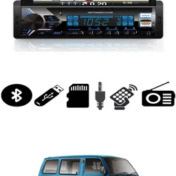 Car Multi-function 6100 Stereo Single Din Phone Stand with Remote Control 199 Car Stereo-0